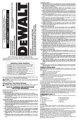 DeWalt D25302DH Manual De Instrucciones