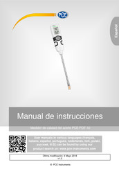 PCE Instruments PCE-FOT 10 Manual De Instrucciones