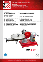 HOLZMANN MASCHINEN MTY 8-70 Manual De Instrucciones