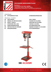 HOLZMANN MASCHINEN SB 4132SM Manual De Instrucciones