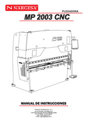 NARGESA MP 2003 CNC Manual De Instrucciones