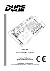 Dune lighting MINI-DMX Manual De Instrucciones