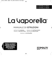 Polti LA VAPORELLA XB60C Manual De Instrucciones