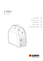 Kemppi HiArc S 140 Manual De Instrucciones