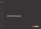 Kemppi X3 MIG Welder Manual De Instrucciones