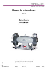 Optimum OPTI SM 300 Manual De Instrucciones