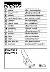 Makita ELM3311 Manual De Instrucciones Original