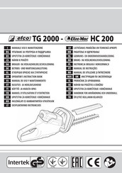 Efco TG 2000 Manual De Uso Y Mantenimiento