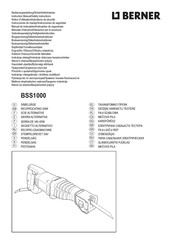 Berner BSS1000 Instrucciones De Manejo/Instrucciones De Seguridad