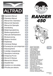 Altrad Belle GROUP RANGER 450 Manual Del Operador