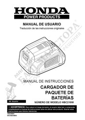 Honda HBC210W Manual De Usuario