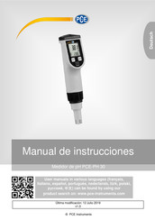 PCE Instruments PCE-PH 30 Manual De Instrucciones