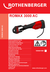 Rothenberger ROMAX 3000 AC Instrucciones De Uso