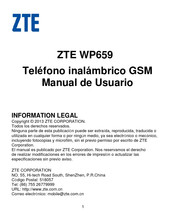 ZTE WP659 Manual De Usuario