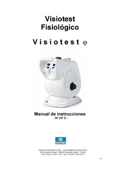 Essilor Instruments Visiotest Manual De Instrucciones