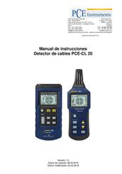 PCE Instruments PCE-CL 20 Manual De Instrucciones