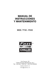 Fast Chiller TT3X Manual De Instrucciones Y Mantenimiento