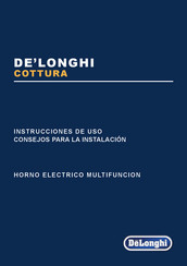 DeLonghi COTTURA Instrucciones De Uso Consejos Para La Instalación