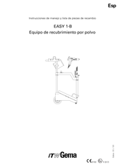 ITW Gema EASY 1-B Instrucciones De Manejo Y Lista De Piezas De Recambio