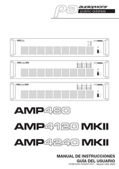 audiophony AMP4240 MK2 Manual De Instrucciones