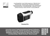 Nikon Forestry Pro Manual De Instrucciones