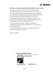 Bosch HSN 421020 Instrucciones De Uso