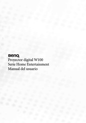 BenQ W100 Manual Del Usuario