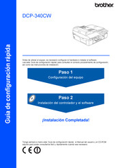 Brother DCP-340CW Guía De Configuración Rápida