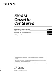 Sony XR-C8220 Manual De Instrucciones