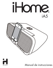 iHome iA5 Manual De Instrucciones