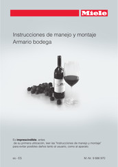 Miele KWT 6321 UG Instrucciones De Manejo Y Montaje