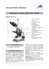 3B SCIENTIFIC PHYSICS 1013150 Instrucciones De Uso