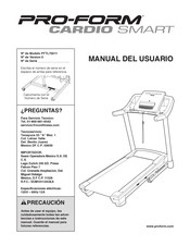 Pro-Form CARDIO SMART Manual Del Usuario