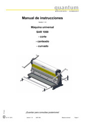 Quantum SAR 1000 Manual De Instrucciones