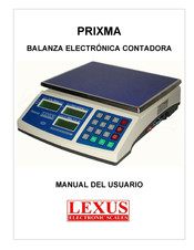 Lexus Electronic Scales PRIXMA Manual Del Usuario