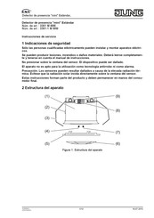 Jung mini 3361-1 M WW Instrucciones De Servicio