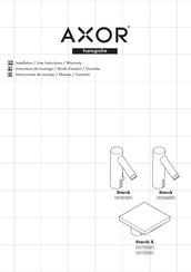 Hansgrohe Axor Starck X 10175001 Instrucciones De Montaje / Manejo / Garantía