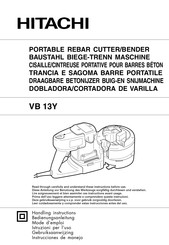 Hitachi VB 13Y Instrucciones De Manejo