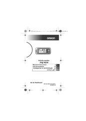 Omron Jog style Manual De Instrucciones