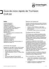 Interlogix TruVision DVR 60 Guia De Inicio Rapido