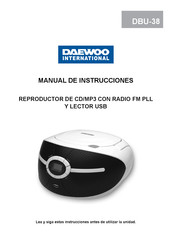 Daewoo DBU-38 Manual De Instrucciones