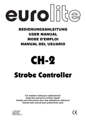 EuroLite CH-2 Manual Del Usuario