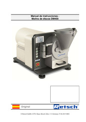 Retsch DM400 Manual De Instrucciones