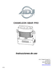 ADJ CHAMELEON QBAR PRO Instrucciones De Uso