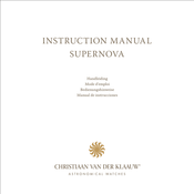 Christiaan van der Klaauw SUPERNOVA Manual De Instrucciones