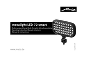 Metz mecalight LED-72 smart Manual De Instrucciones