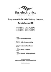 tbs electronics OCD12/12-50 Manual Del Propietário