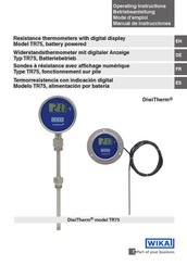 WIKA DiwiTherm TR75 Manual De Instrucciones