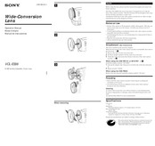 Sony VCL-ES06 Manual De Instrucciones