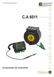 Chauvin Arnoux C.A 6011 Manual De Instrucciones